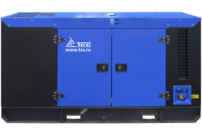 Дизельный генератор ТСС ЭД-24-Т400 в шумозащитном кожухе на прицепе в Новосибирске