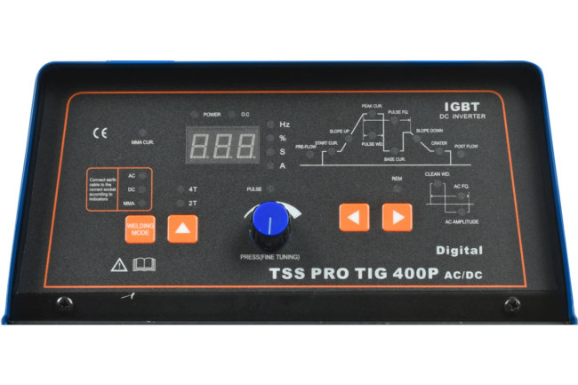 Аппарат TIG сварки алюминия TSS PRO TIG 400P AC/DC Digital в Новосибирске