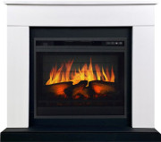 Каминокомплект Bergen 23 CRM (Разборный) - Белый с черным с очагом Vision 23 EF LED 3D FX Каминокомплект Bergen 23 CRM (Разборный) - Белый с черным с очагом Vision 23 EF LED 3D FX