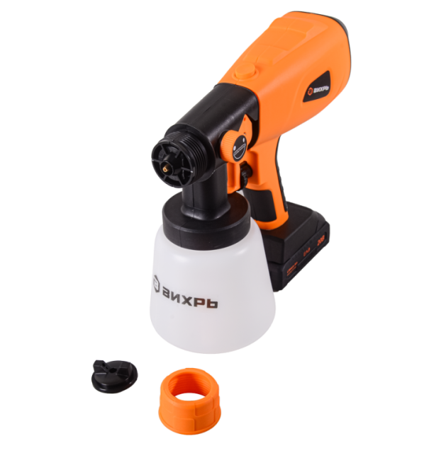 Краскопульт аккумуляторный АКП-20Li Вихрь (в комплекте 1 АКБ и ЗУ) в Новосибирске Краскопульт аккумуляторный АКП-20Li Вихрь (в комплекте 1 АКБ и ЗУ) в Новосибирске