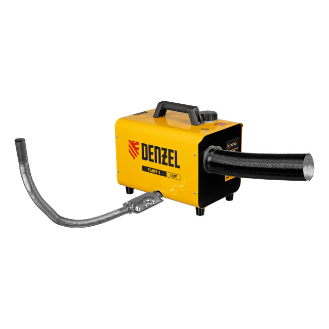 Дизельная тепловая портативная пушка  Flame-5, 5кВт, 300м3/ч, непр.наг., циф. терм. Denzel в Новосибирске