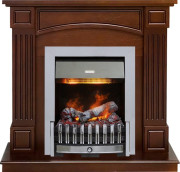 Каминокомплект Boston - Темный дуб (Высота 925см) с очагом Danville Chrome FB2 Каминокомплект Boston - Темный дуб (Высота 925см) с очагом Danville Chrome FB2