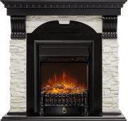 Каминокомплект Dublin - Венге / Сланец белый с очагом Fobos FX M Black RC Каминокомплект Dublin - Венге / Сланец белый с очагом Fobos FX M Black RC