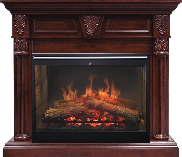 Каминокомплект Sheffield - Темная вишня с очагом Symphony 30'' DF3020-INT в Новосибирске