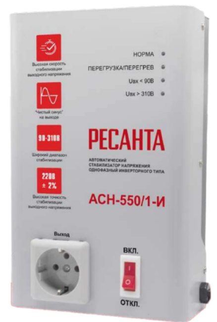 Стабилизатор АСН-550/1-И Ресанта в Новосибирске