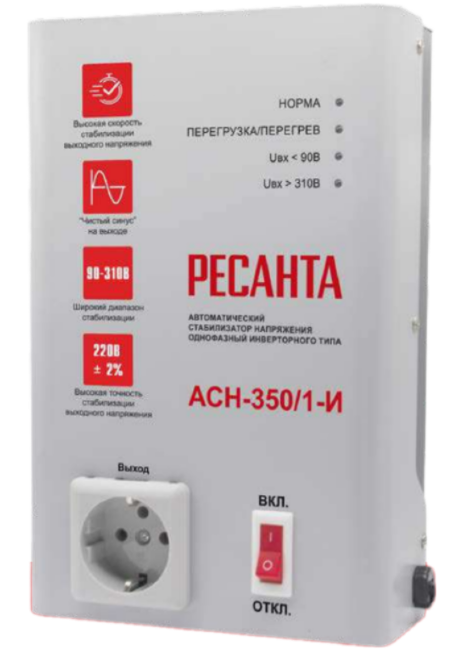 Стабилизатор АСН-350/1-И Ресанта в Новосибирске