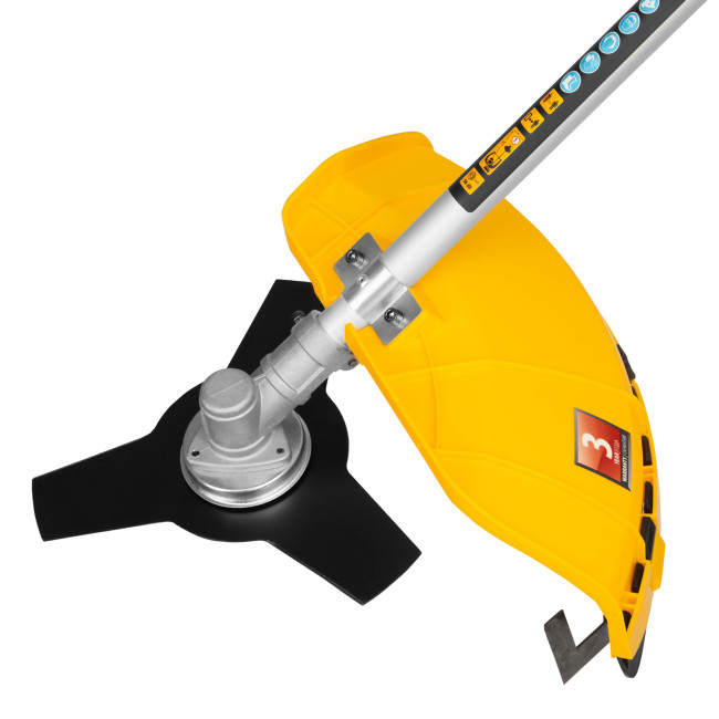 Триммер электрический TE-1400, 1400 Вт, 420 мм, катушка + диск, разборная штанга Denzel в Новосибирске