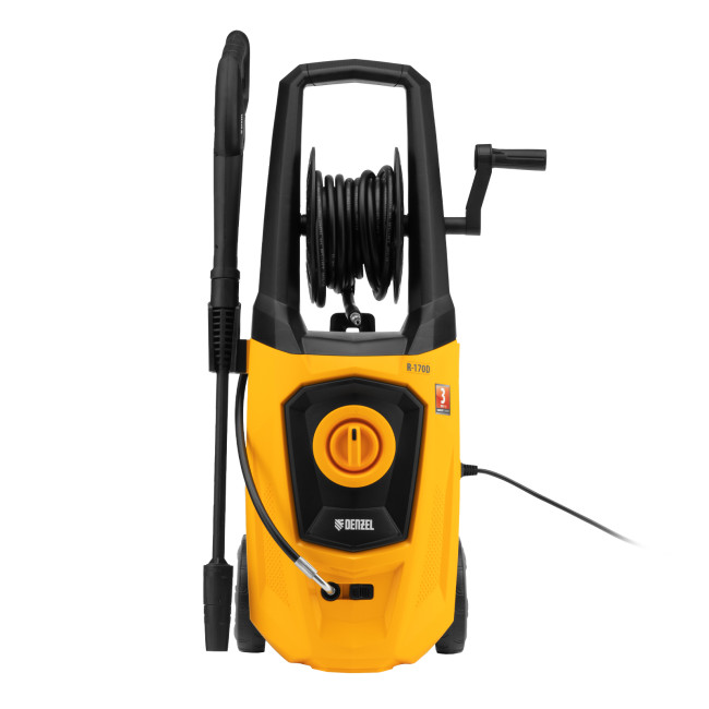 Моечная машина высокого давления R-170D, 2000 Вт, 170 бар, 360 л/ч, с барабаном Denzel в Новосибирске
