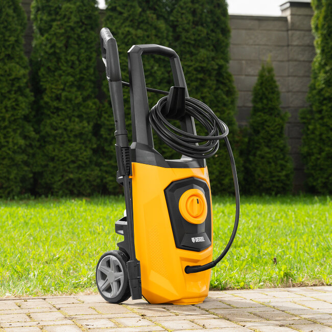 Моечная машина высокого давления R-170D, 2000 Вт, 170 бар, 360 л/ч, с барабаном Denzel в Новосибирске