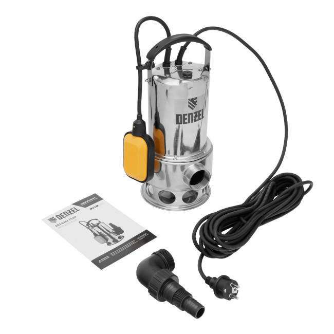Дренажный насос DPL800X, 800 Вт, подъем 7 м, 16500 л/ч Denzel в Новосибирске Дренажный насос DPL800X, 800 Вт, подъем 7 м, 16500 л/ч Denzel в Новосибирске