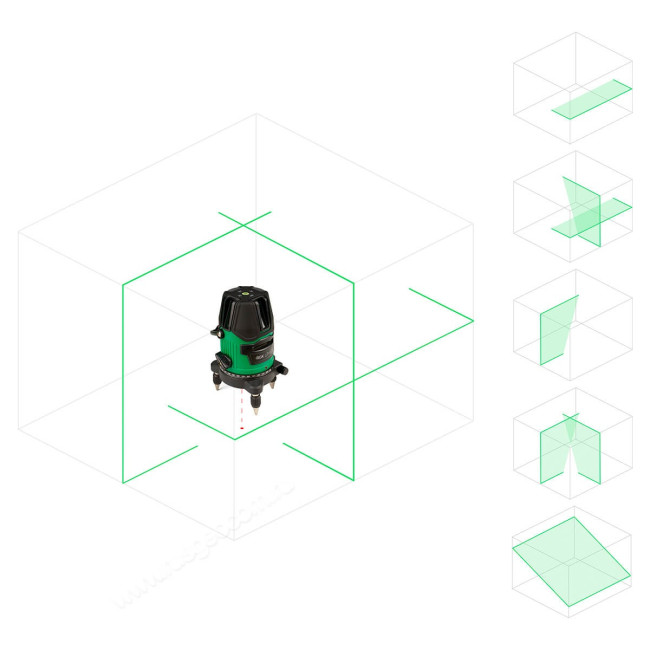 Лазерный уровень RGK LP-62G с калибровкой в Новосибирске