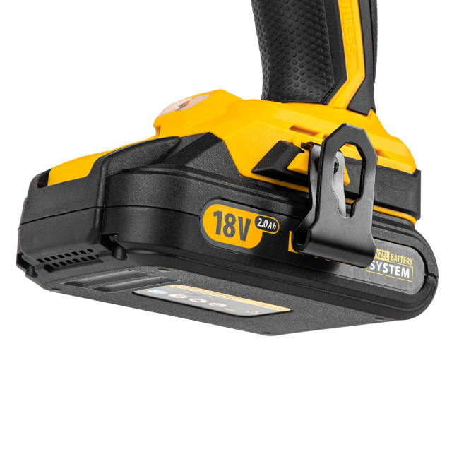 Дрель-шуруповерт аккумуляторная, бесщет. BLDL-IB-18-02, Li-Ion, 18 В, 2 акк. Denzel в Новосибирске