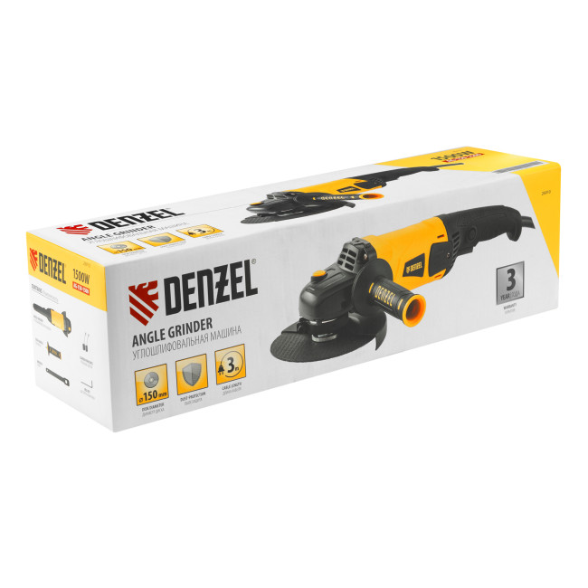 Машина шлифовальная угловая AG150-1500, 1500 Вт, 150 мм, 8500 об/мин Denzel в Новосибирске Машина шлифовальная угловая AG150-1500, 1500 Вт, 150 мм, 8500 об/мин Denzel в Новосибирске