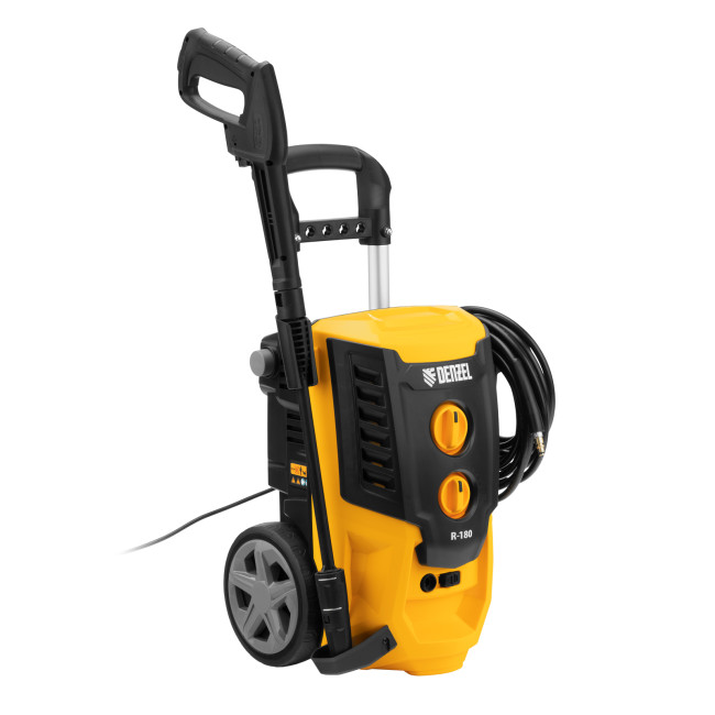 Моечная машина высокого давления R-180, 2200 Вт, 180 бар, 380 л/ч, колесная Denzel в Новосибирске