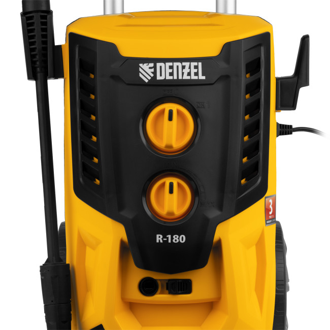 Моечная машина высокого давления R-180, 2200 Вт, 180 бар, 380 л/ч, колесная Denzel в Новосибирске