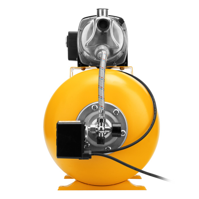 Насосная станция PSL1100X, 1100 Вт, 3600 л/ч, ресивер 50 л, подъем 45 м, нержавейка Denzel в Новосибирске