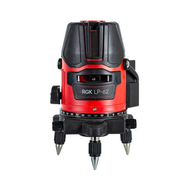 Комплект: лазерный уровень RGK LP-62 + штанга-упор RGK CG-2 в Новосибирске