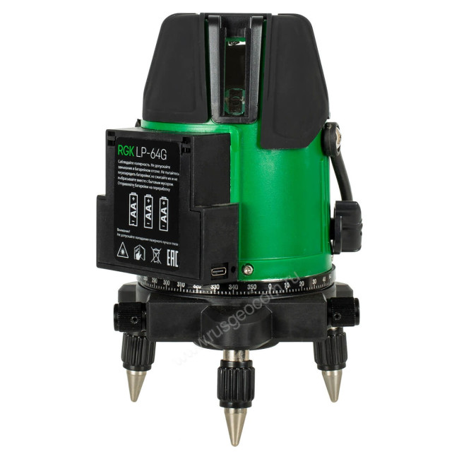 Лазерный уровень RGK LP-64G с калибровкой в Новосибирске