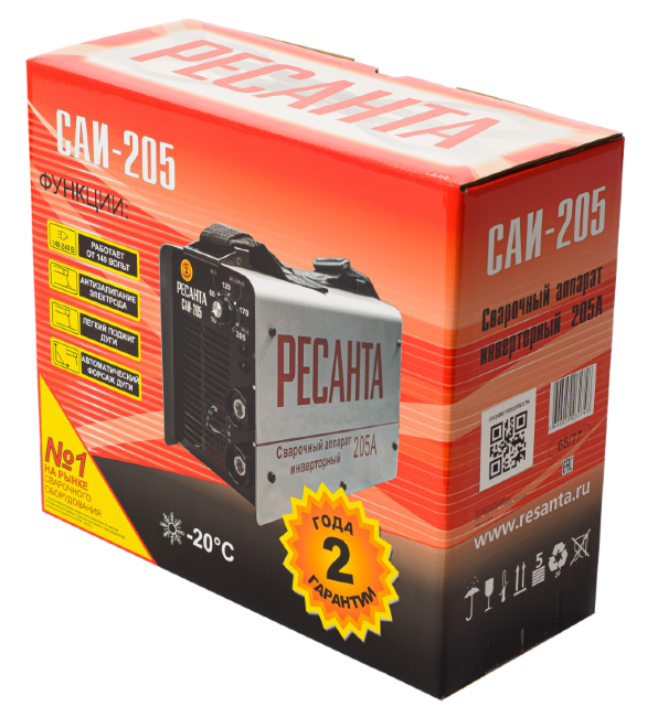 Сварочный аппарат инверторный САИ 205 Ресанта в Новосибирске