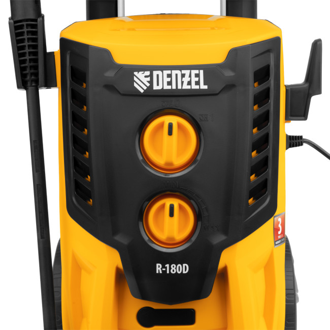 Моечная машина высокого давления R-180D, 2200 Вт, 180 бар, 380 л/ч, с барабаном Denzel в Новосибирске