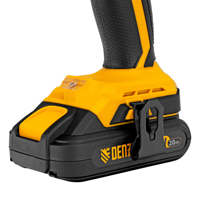 Дрель-шуруповерт аккумуляторная ударная бесщет CIDB-IB-18-02, Li-Ion, 18 В, 2 акк. Denzel в Новосибирске