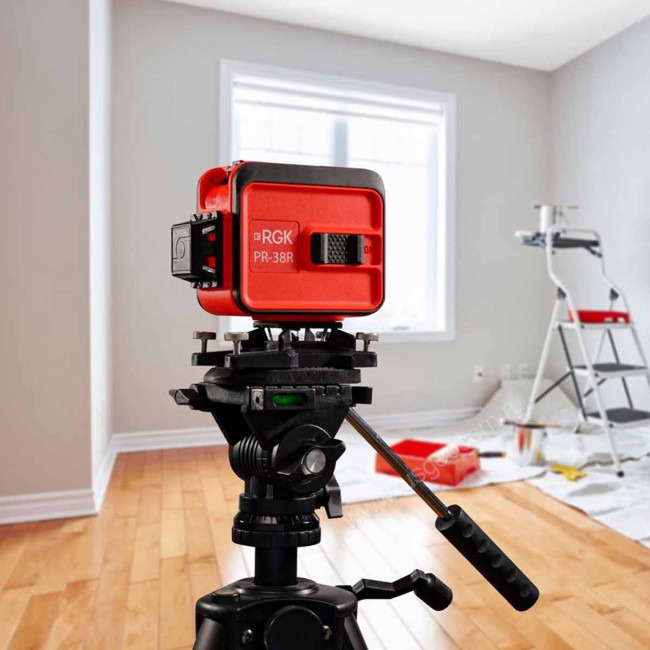 Лазерный уровень RGK PR-38R с калибровкой в Новосибирске