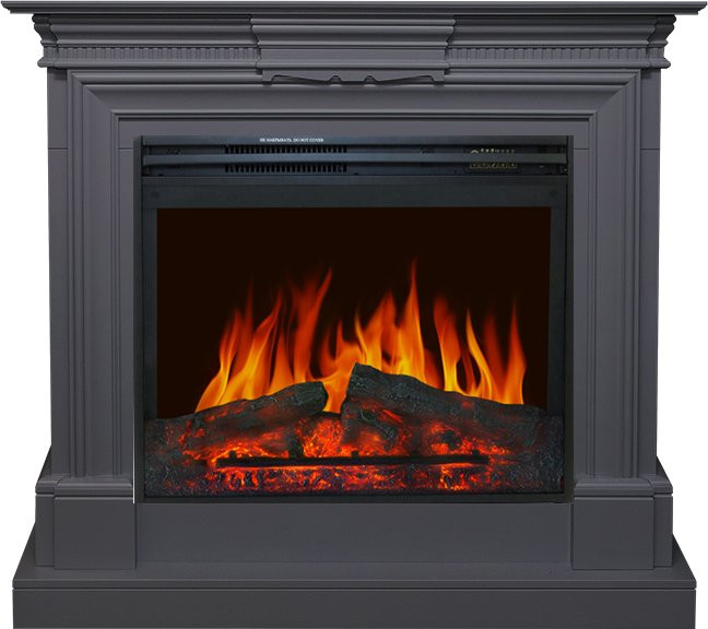 Каминокомплект Chelsea - Graphite Grey с очагом Jupiter FX New в Новосибирске