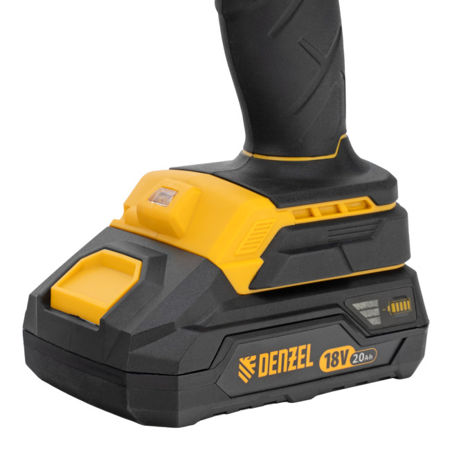 Дрель-шуруповерт аккумуляторная, бесщет. BLDL-18-02 Li-Ion, 18 В Denzel в Новосибирске