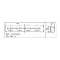 Toshiba Фланец воздушный стандартный (TCB-SF160C6BPE) в Новосибирске