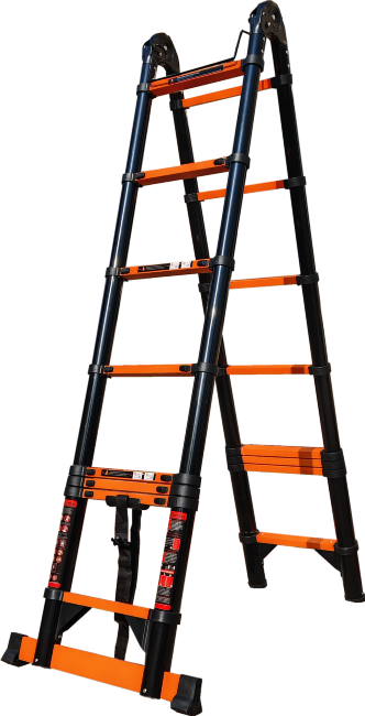 Лестница телескопическая трансформер 3,3/6,6 м ТАЛМЕТ/TALMET TM-5066C в Новосибирске