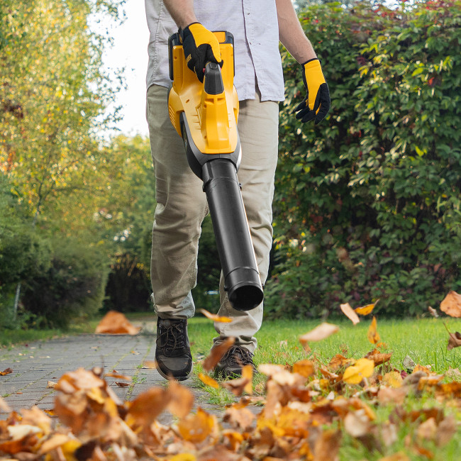 Воздуходувка аккумуляторная RB180-36, Li-ion, 36 В, 4 Ач, 180 км/ч, 820 м3/ч Denzel в Новосибирске