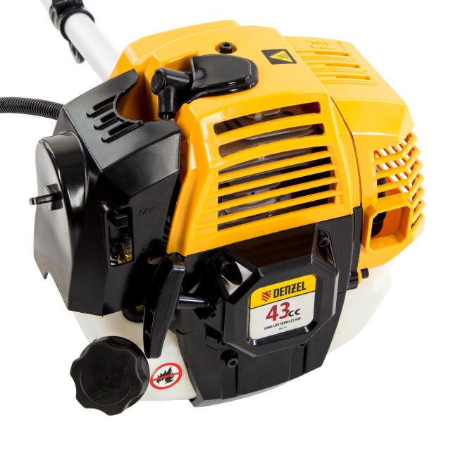 Триммер бензиновый DR-43, 43 см3, неразъемная штанга, состоит из 2 частей Denzel в Новосибирске Триммер бензиновый DR-43, 43 см3, неразъемная штанга, состоит из 2 частей Denzel в Новосибирске