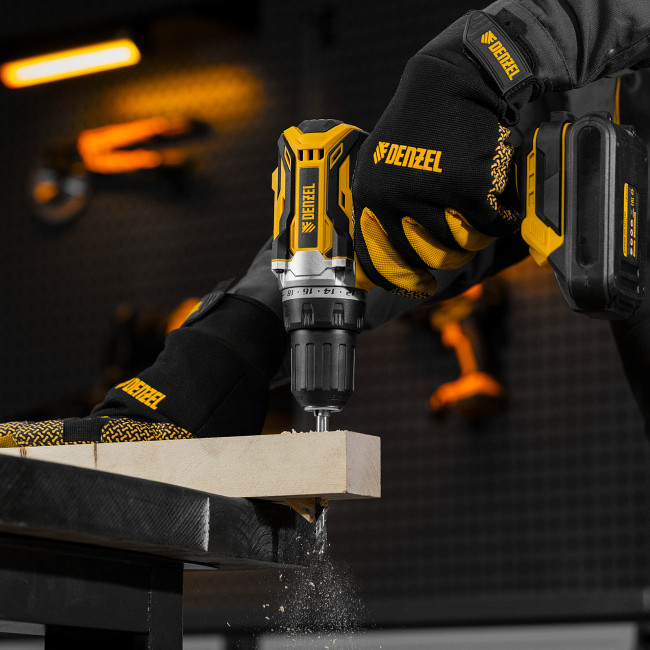 Дрель-шуруповерт аккумуляторная, бесщет. BLDL-18-0 Li-Ion, 18 В Denzel в Новосибирске