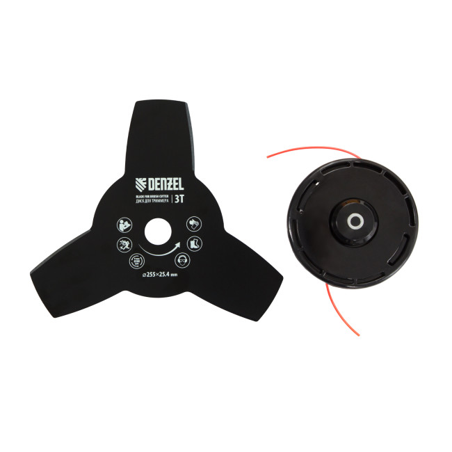 Триммер бензиновый DR-43S, 43 см3, разъемная штанга, состоит из 2 частей Denzel в Новосибирске