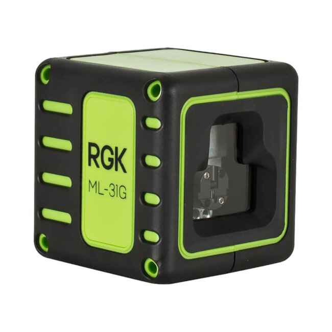 Комплект: лазерный уровень RGK ML-31G + штатив RGK F170 кронштейн RGK K-5 рулетка RGK RM3 в Новосибирске