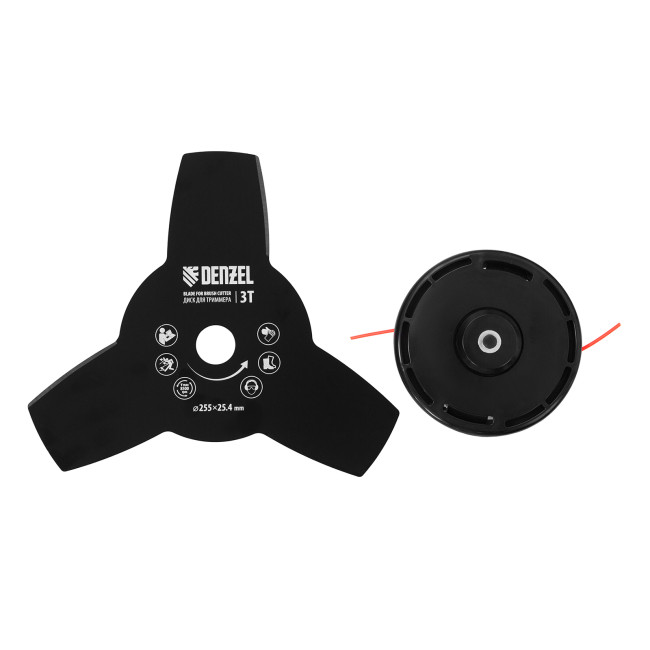 Триммер бензиновый DR-52S, 52 см3, разъемная штанга, состоит из 2 частей Denzel в Новосибирске