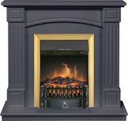 Каминокомплект Boston - Серый графит (Высота 925см) с очагом Fobos FX Brass Каминокомплект Boston - Серый графит (Высота 925см) с очагом Fobos FX Brass