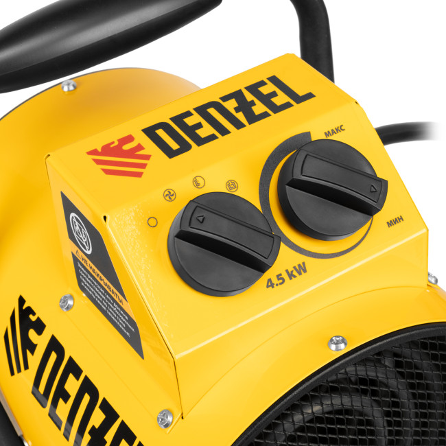 Тепловая пушка SFH-5000, 230 В, 260 м3/ч, вентилятор 3 режима, 3000/4500 Вт Denzel в Новосибирске