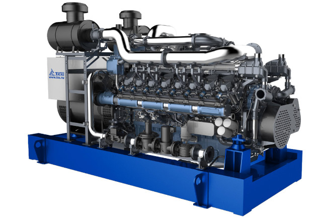 Газопоршневая установка TSS GE-1400 в Новосибирске