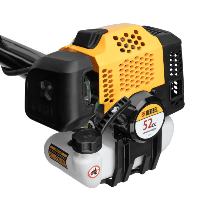 Триммер бензиновый DGT-52-PRO, анти-вибро, 52 см3, неразъем, состоит из 2 частей Denzel в Новосибирске