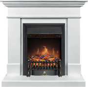 Каминокомплект California SFT (Разборный) - Белый с очагом Fobos FX Black Каминокомплект California SFT (Разборный) - Белый с очагом Fobos FX Black