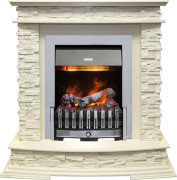 Каминокомплект Luzern - Слоновая кость с очагом Danville Chrome FB2 Каминокомплект Luzern - Слоновая кость с очагом Danville Chrome FB2