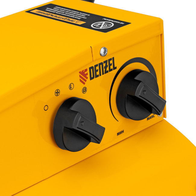 Тепловая пушка SFH-15000, 400 В, 1600 м3/ч, вентилятор 3 режима, 9000/15000 Вт Denzel в Новосибирске