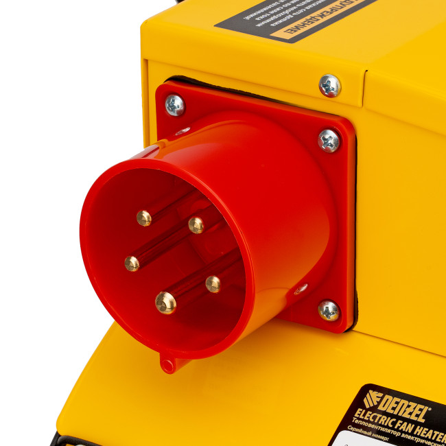 Тепловая пушка SFH-15000, 400 В, 1600 м3/ч, вентилятор 3 режима, 9000/15000 Вт Denzel в Новосибирске