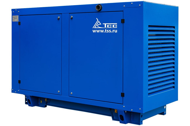 Дизельный генератор ТСС АД-100С-Т400 в погодозащитном кожухе с АВР в Новосибирске