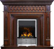 Каминокомплект Alexandria - Махагон коричневый антик с очагом Flagstaff Каминокомплект Alexandria - Махагон коричневый антик с очагом Flagstaff