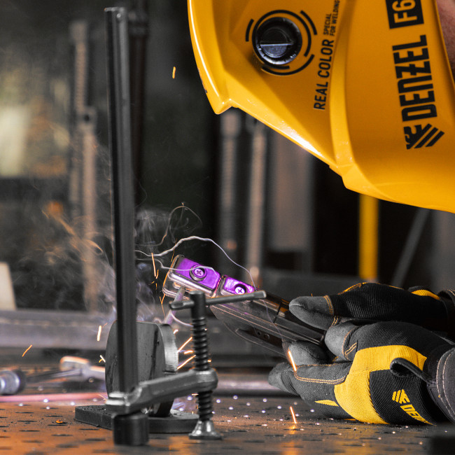 Аппарат инвертор. дуговой сварки DM-220 Standart, 220 А, ПВ 60% Denzel в Новосибирске