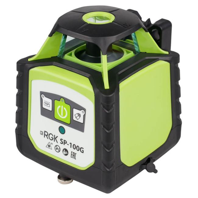 Комплект ротационного нивелира с элевационным штативом RGK SP-100G COMBO с калибровкой в Новосибирске Комплект ротационного нивелира с элевационным штативом RGK SP-100G COMBO с калибровкой в Новосибирске