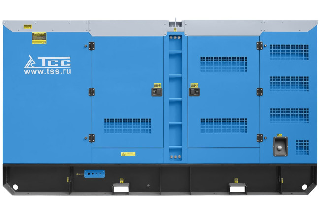 Дизельный генератор ТСС АД-300С-Т400 в шумозащитном кожухе в Новосибирске