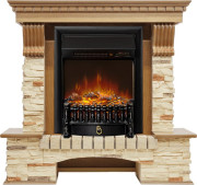 Каминокомплект Pierre Luxe - Дуб / Сланец с очагом Fobos FX M Black RC Каминокомплект Pierre Luxe - Дуб / Сланец с очагом Fobos FX M Black RC